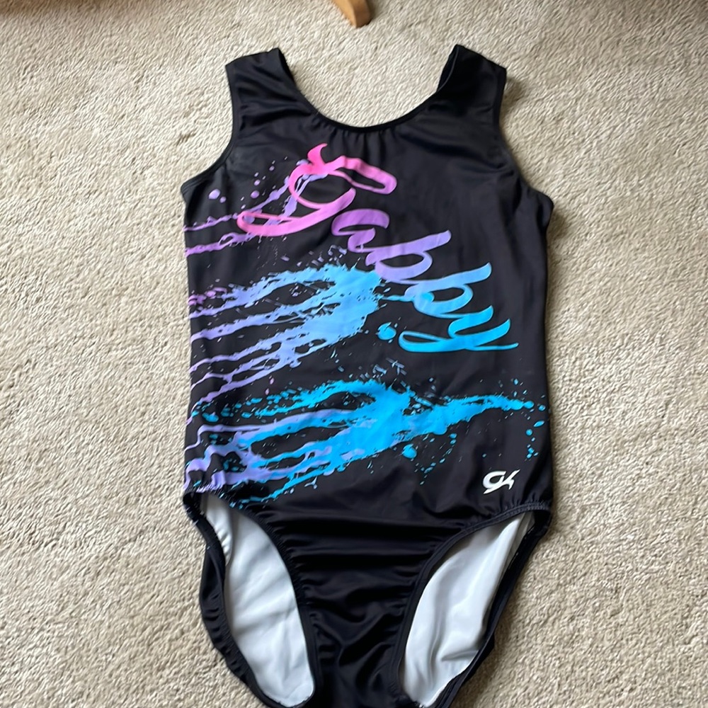 GK leotard adult large- customized: Gabby